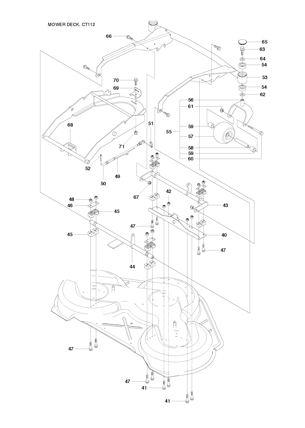 Explosionszeichnung Ersatzteile