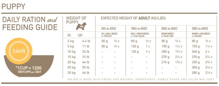 Orijen Puppy Hundetrockenfutter