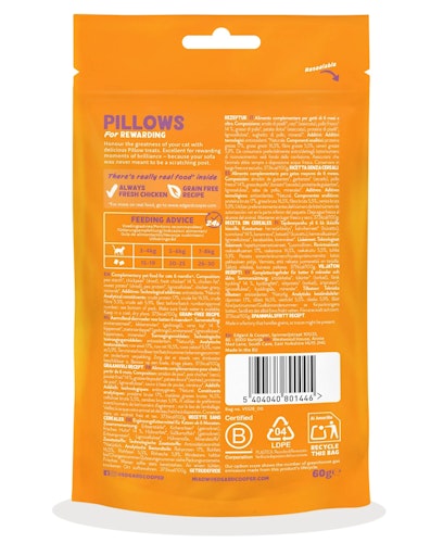 Edgard&Cooper 60g Pillows Huhn