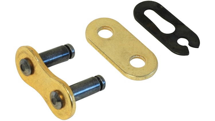 RK Kettenschloss Clipschloss, gold, Kettenschloss "415HSB"