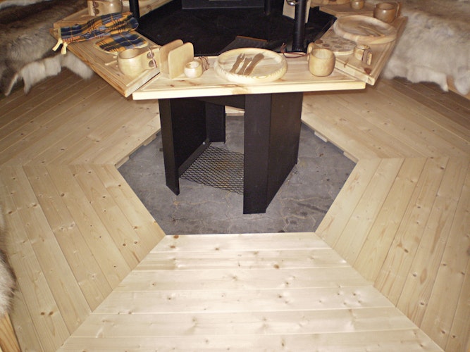 Wolff Finnhaus Grillkota 9 de luxe inkl. Grillanlage (B)