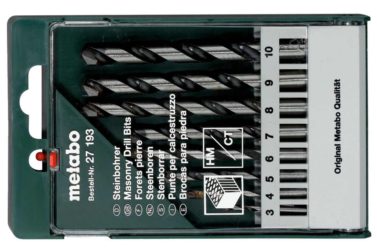 Metabo Steinbohrer-Kassette8-teilig