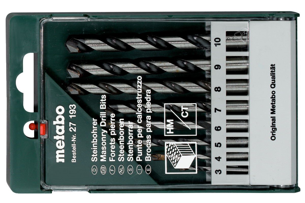 Metabo Steinbohrer-Kassette8-teilig