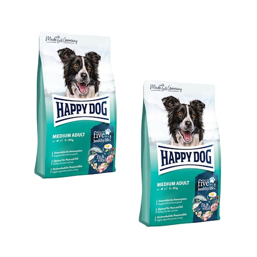 HAPPY DOG fit & vital Medium Adult Hundetrockenfutter