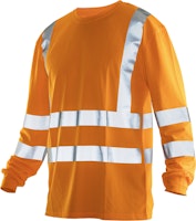 Jobman Langarm-T-Shirt Hi-Vis 5593