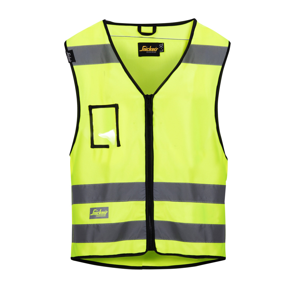 Snickers 9153 Hi-Vis Weste, Klasse 2-signalgelb 6600-S/M