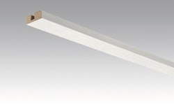 MEISTER Vierkant-Deckenabschlussleiste 15/40 mm  Fineline weiß 4029 - 2380 mm