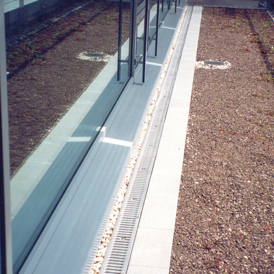 ACO Self® Stegrost Stahl verzinkt für Profiline Holzterrassenrinne 1m