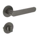 Vorschaubild Griffwerk Türgriff AVUS PIATTA S - Kaschmirgrau, Graphitschwarz