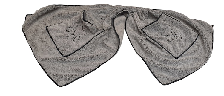 NOBBY Mikrofaser Handtuch grau 100 x 50 cm