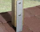 Weka H-Anker-Set für Einzelcarport Optima Gr. 1 (6 Anker für 12 x 12 cm Pfosten)