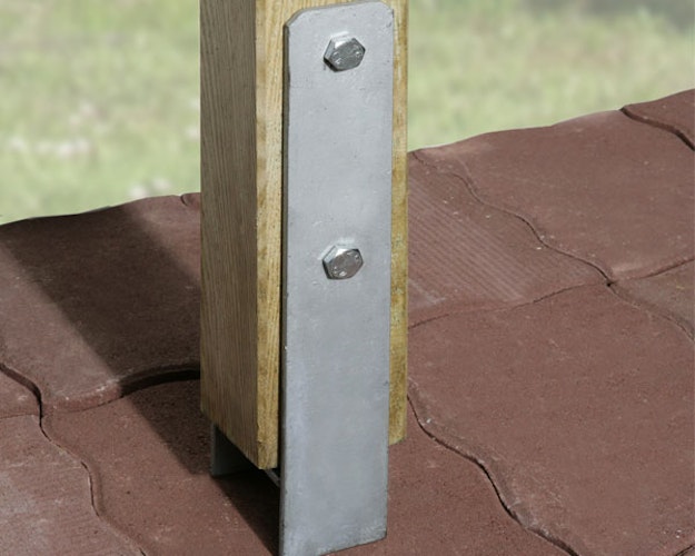 Weka H-Anker-Set für Einzelcarport Optima Gr. 1 (6 Anker für 12 x 12 cm Pfosten)