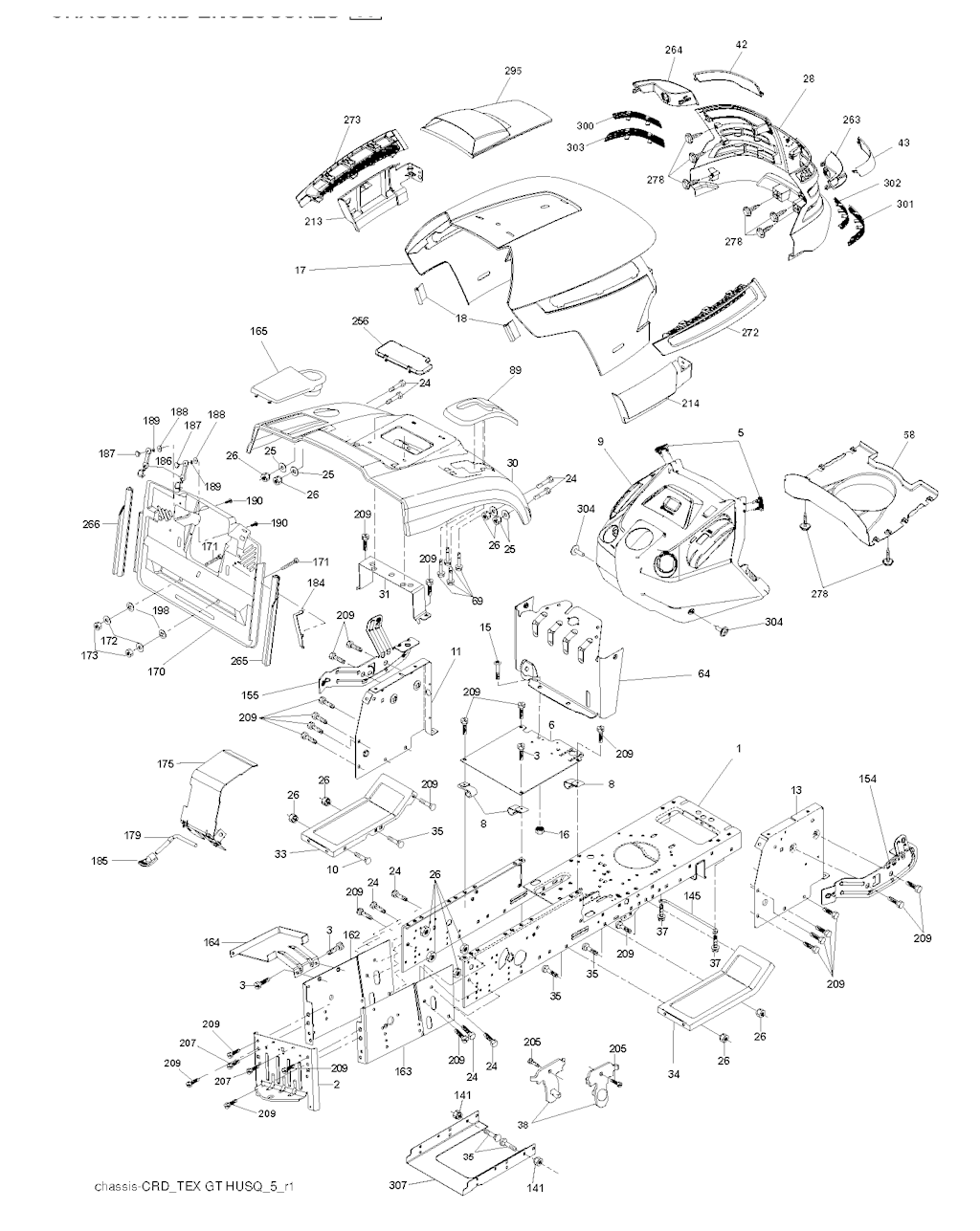 Explosionszeichnung Ersatzteile