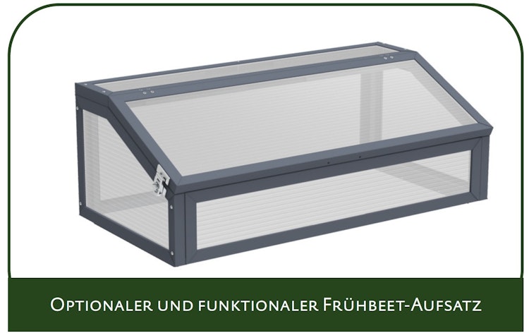 KGT Hochbeet UrbanGrow M - B 101 x T 51 x H 78 cm