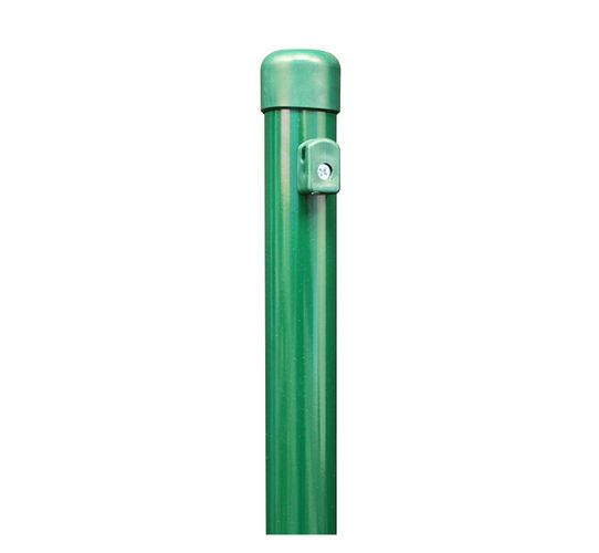 Alberts® Zaunpf.,sendzimirver.grün Kst.b.,L1500mm,Pfostenst.⌀34mm,Geflechth.1000mm 615246