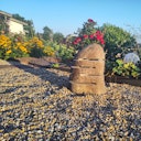 BambusBASIS Steinlampe - handgefertigt