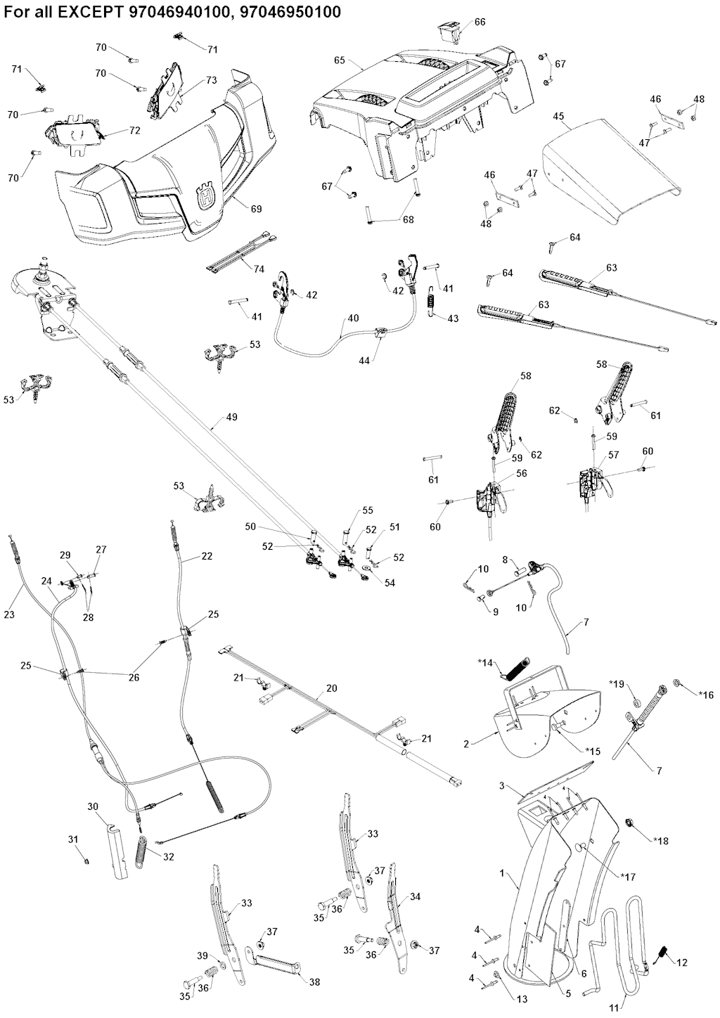 Explosionszeichnung Ersatzteile