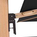 Vorschaubild doppler Pendelschirm ALU WOOD 400 x 300 LED, Aluminium Esche-Optik / 100 % Polyester 180 g/m²