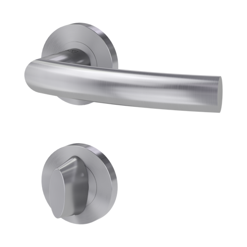 Griffwerk Türgriff LORITA PROFESSIONAL Schraubrosette- Edelstahl matt