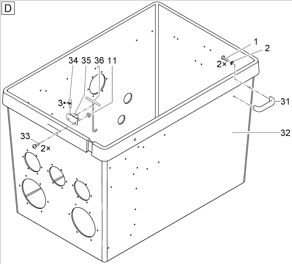 Explosionszeichnung Ersatzteile