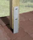 Weka H-Anker-Set für Einzelcarport Optima Gr. 1 (6 Anker für 12 x 12 cm Pfosten)