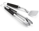 Vorschaubild Weber Premium Grillbesteck Kompakt - 2-teilig, Edelstahl, Schwarz