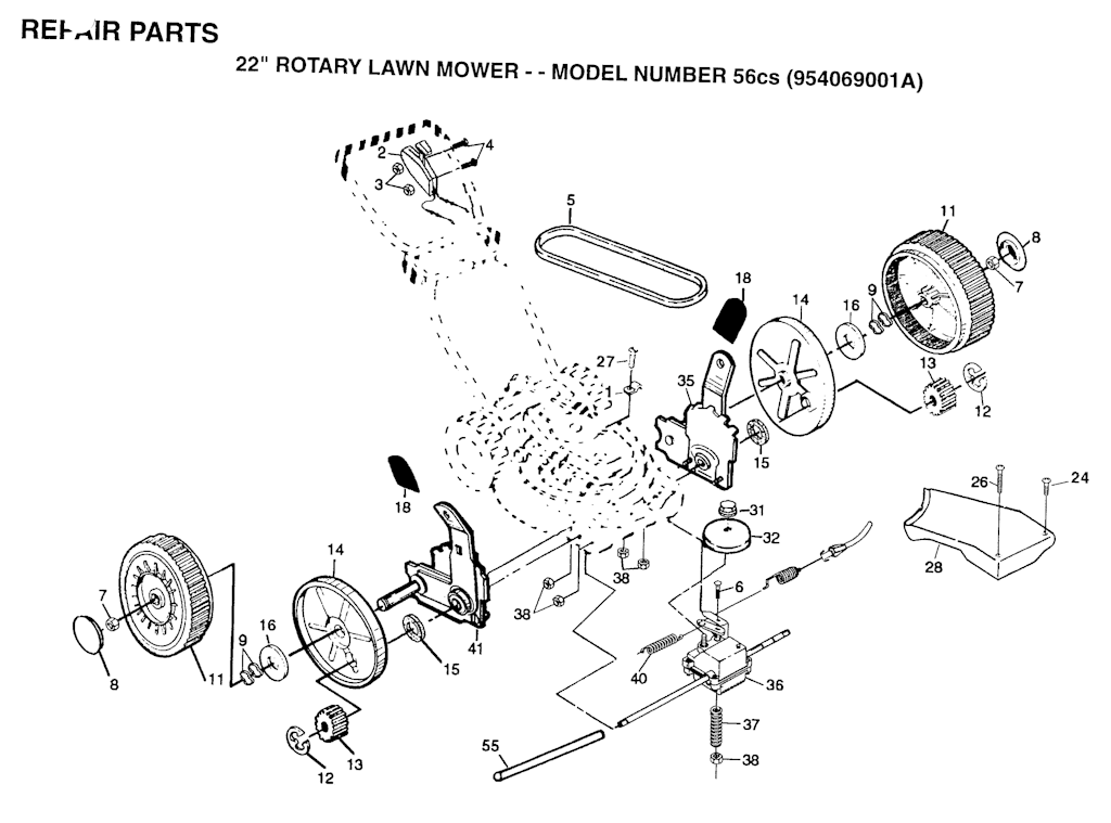 Explosionszeichnung Ersatzteile