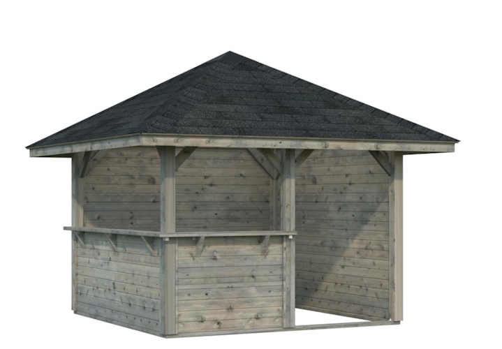 Palmako Pavillon Bianca 8,3 m² Set 103