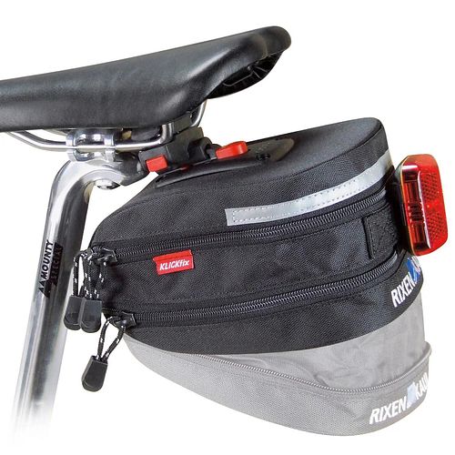 Rixen & Kaul Satteltasche Micro 200 expandable schwarz
