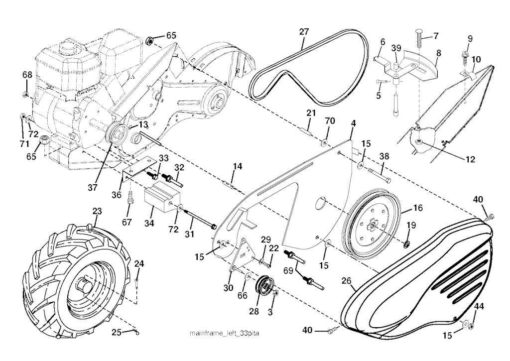 Explosionszeichnung Ersatzteile