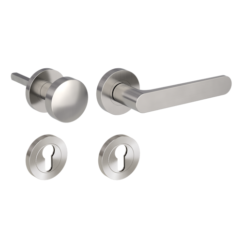 Griffwerk Wechselgarnitur AVUS rund - Samtgrau, Kaschmirgrau, Graphitschwarz