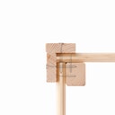 Vorschaubild Karibu Woodfeeling Gartenhaus Askola 2/3/3,5/4/5 mit 280 cm Schleppdach + Rückwand