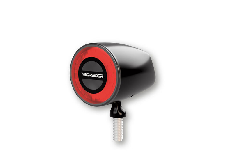 HIGHSIDER pro Rocket Classic LED Rücklicht Schwarz/Getönt (1Stck)