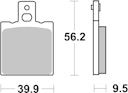 Vorschaubild SBS Bremsbelag 646HF Street Ceramic