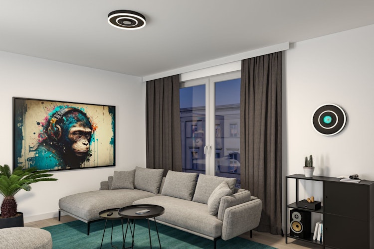 Paulmann LED Deckenleuchte Spaceglow Four