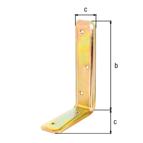 Stützwinkel geprägt vz 100x160x40x2 mm
