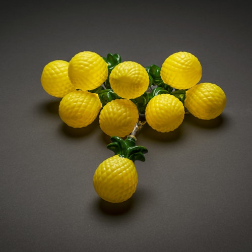 Konstsmide Weihnachtsbeleuchtung  LED Dekolichterkette Ananas mit 6h Timer