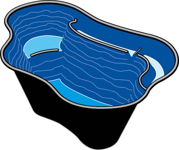 Ubbink Teichschale Fertigteich Calmus S II - 220 l