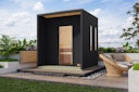 Vorschaubild Karibu Design Saunahaus Arcadia Blackline - 73 mm inkl. gratis Sauna-Zubehörset im Wert von 234,94 €