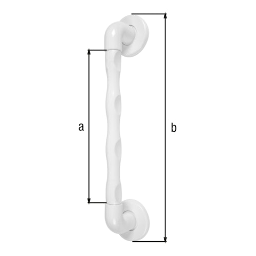 Alberts® Haltegriff, ergonomisch, Kunststoff, weiß, Länge: 324 mm, verpackt à 1St 141097