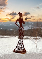 Badeko Frau „Diana“ in Edelrostoptik