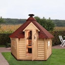 Vorschaubild Wolff Finnhaus Grillkota 9 de luxe inkl. Grillanlage (B)