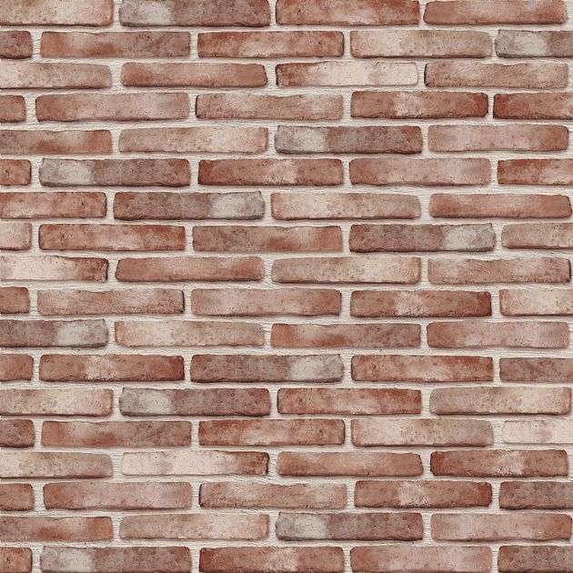 HANDMUSTER DE RYCK Eck- und Steinriemchen - Vintage Brick Rot