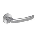 Vorschaubild Griffwerk Türgriff smart2lock 2.0 JETTE CRYSTAL Schraubtechnik -Edelstahl matt Griffpaar mit Drückerrosetten -smart2lock 2.0