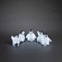 Vorschaubild Konstsmide Weihnachtsbeleuchtung  LED Acryl Babypinguine 5er-Set