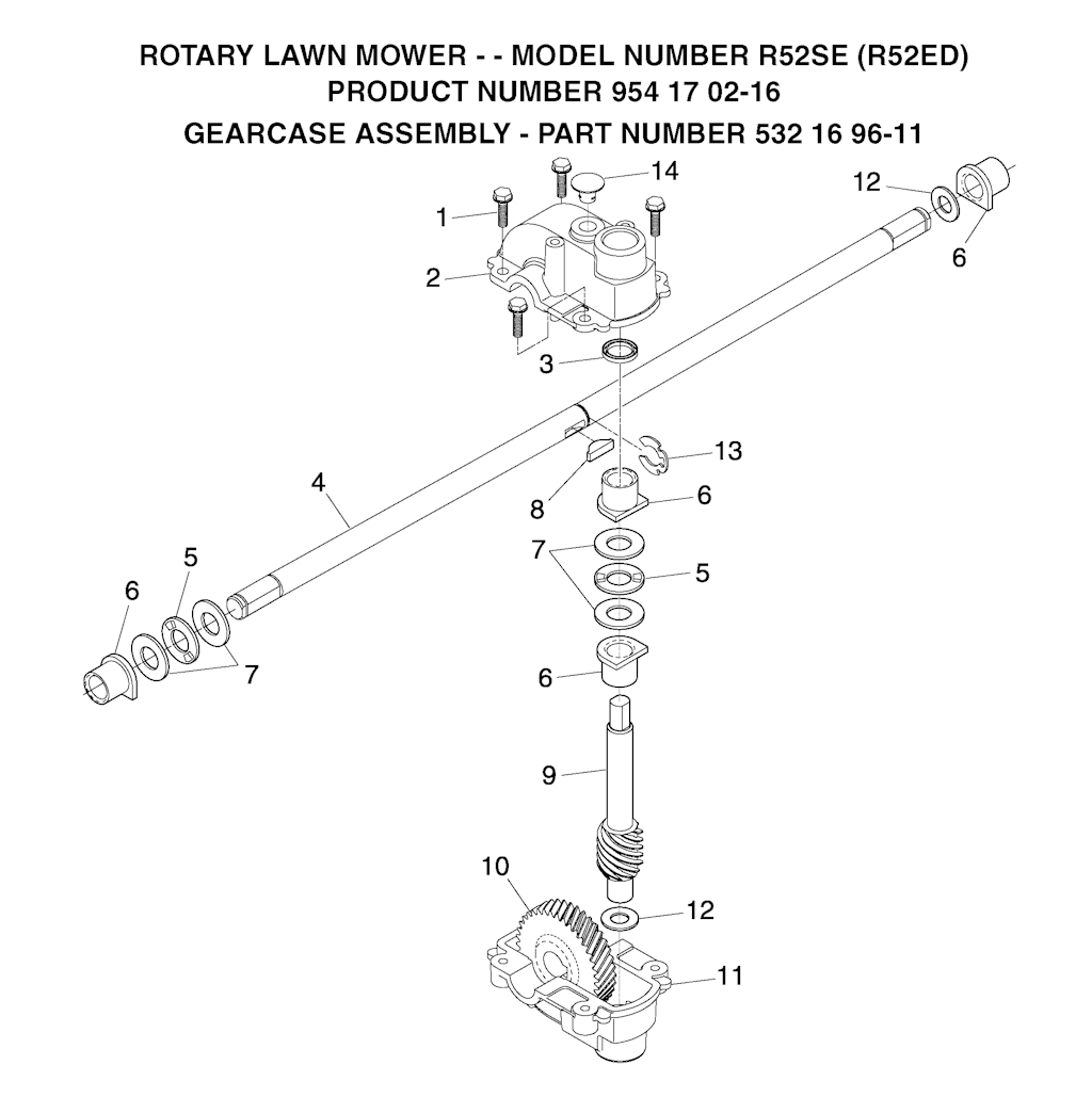 Explosionszeichnung Ersatzteile