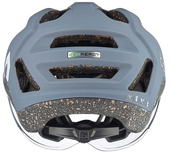 Bollé Helm Eco React Visor matte cool grey Gr. M