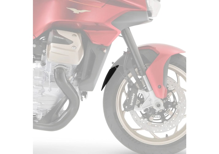 BODYSTYLE Kotflügelverlängerung vorne ABS Kunststoff schwarz-matt für MOTO GUZZI V100 Mandello / S 