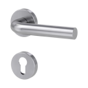 Vorschaubild Griffwerk Türgriff DANIELA K3 Klippgarnitur- Edelstahl poliert / matt