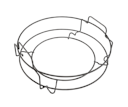 Vorschaubild Big Green Egg Dual Zone Deflektor Kit Large